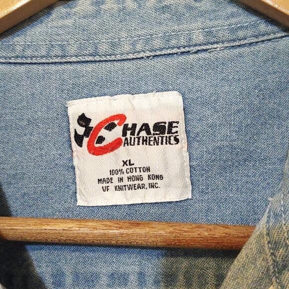 Chase Authentics team Gordon NASCAR jean button down vintage shirt - Picture 3 of 6